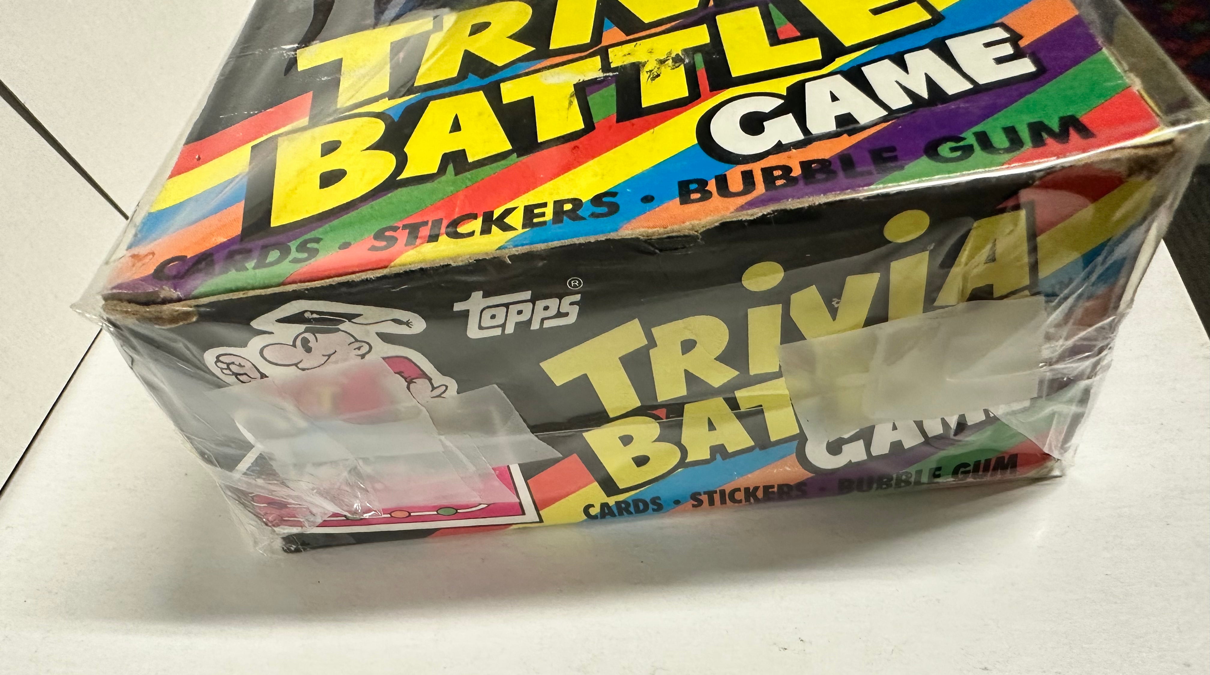 1984 Topps Trivia Battle Game - 36 Packs Vintage Collectible Card Game Box - Perfect for Game Nights, Collectors & 80s Nostalgia Fans