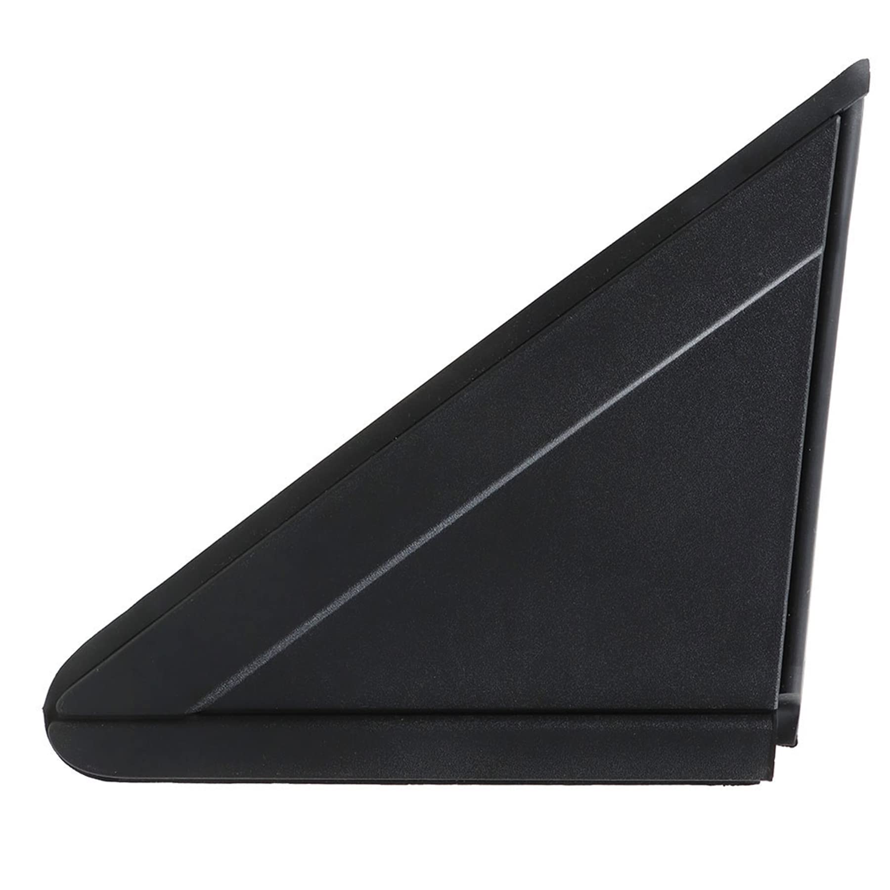 Black Left Side Exterior View Mirror Triangle Trim Replacement for 2008-2016 Chrysler Town & Country & 2008-2017 Dodge Grand Caravan - Perfect for DIY Auto Repair and Vehicle Maintenance