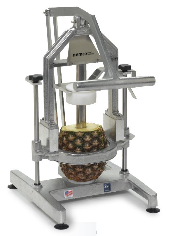 Nemco Easy Pineapple Corer and Peeler - Stainless Steel Pineapple Slicer Tool for Fresh Fruit Prep - Perfect for Smoothies, Fruit Salads, and Tropical Party Decorations