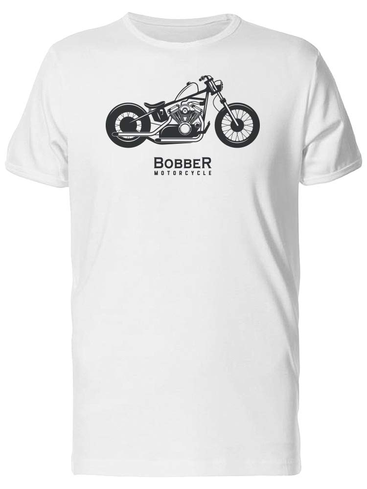 Vintage Bobber Motorcycle T-Shirt for Men - Retro Biker Graphic Tee - Casual & Cool Motorcycle Enthusiast Apparel for Riding, Events & Everyday Wear