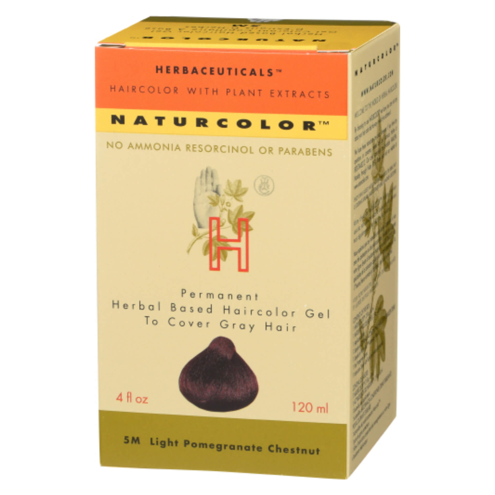 Natural Herbal Hair Color Gel for Women & Men - Ammonia-Free, Chemical-Free Hair Dye with Organic Ingredients | Perfect for At-Home Hair Coloring & Gray Coverage