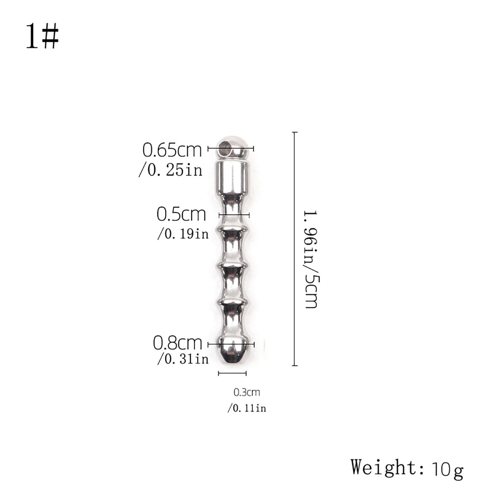 Stainless Steel Hollow Urethral Plug - 8mm Male Catheter for Penis Expansion, SM Play & Sexual Stimulation | Perfect for BDSM, Masturbation & Sensation Play
