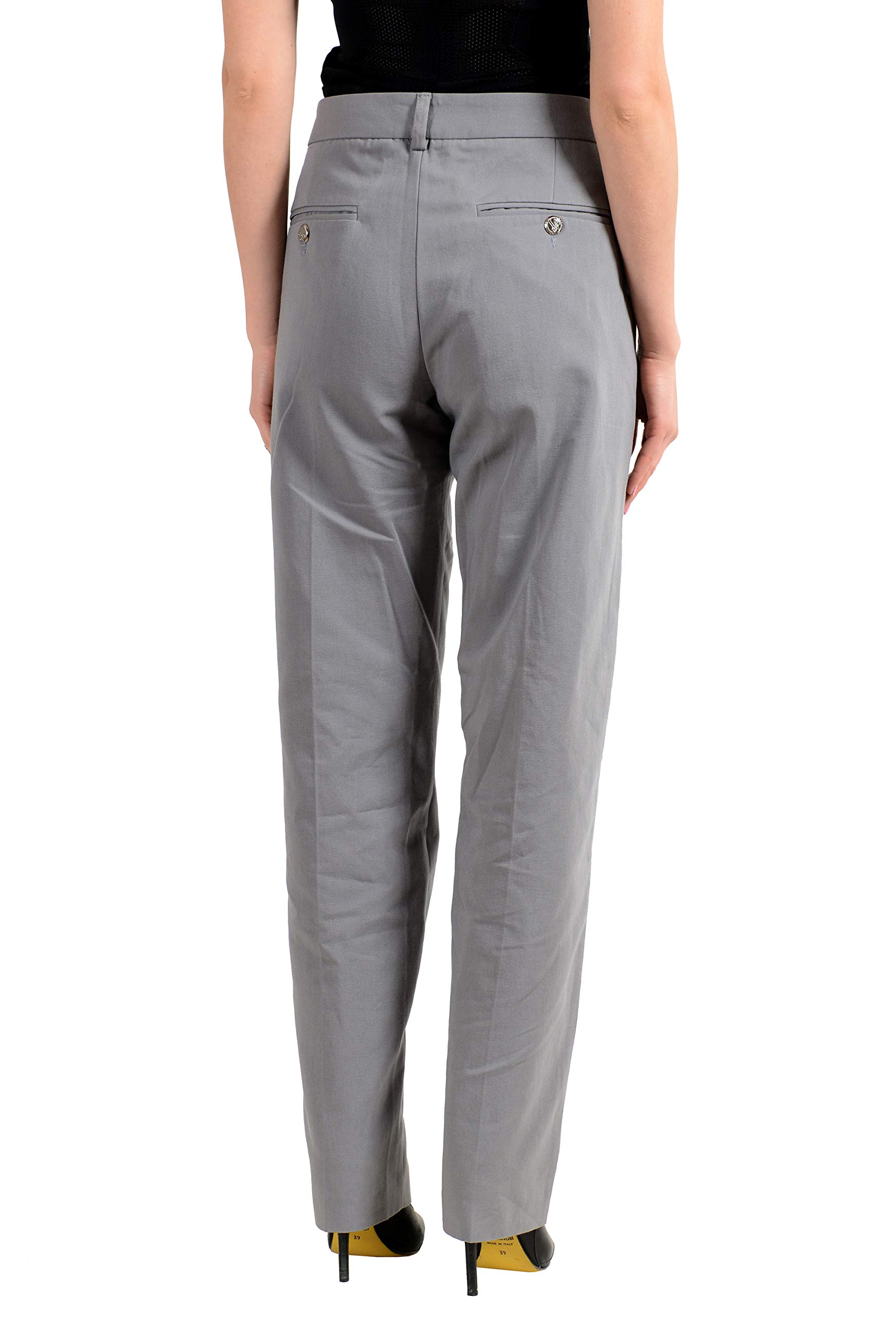 Versace Jeans Women's Casual Gray Pants - US Size S-XXL | Comfortable High-Waisted Trousers for Work, Travel & Everyday Wear