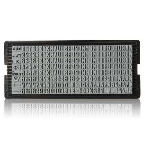 38x14mm S 882 Mini Self-Inking Rubber Stamp with Digital Letters - Office Stationery for Business Documents, Envelopes & Paperwork (Perfect for Address Stamps, Notary Seals & Business Correspondence)