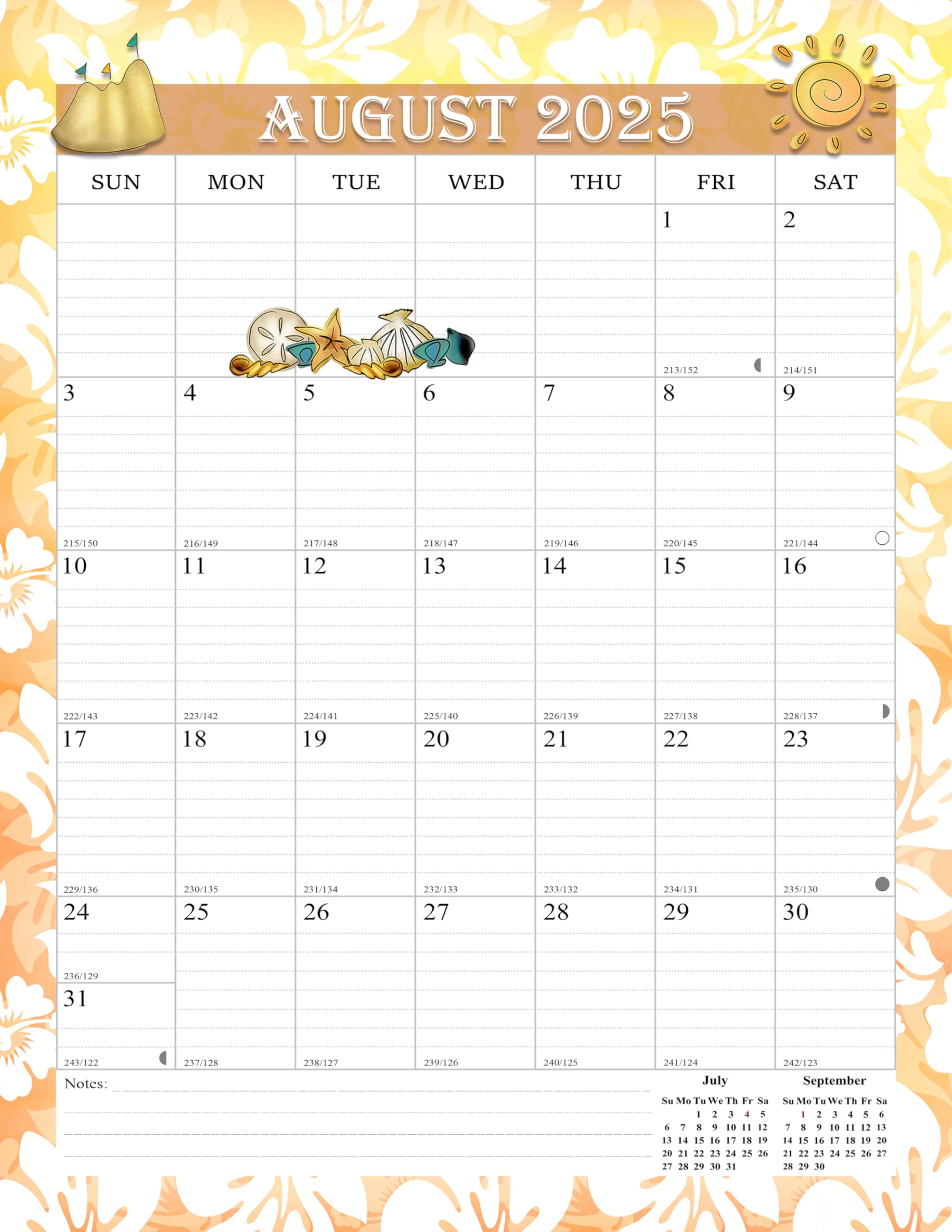 2025 Spiral Bound Wall Calendar - 12 Month Planner 11