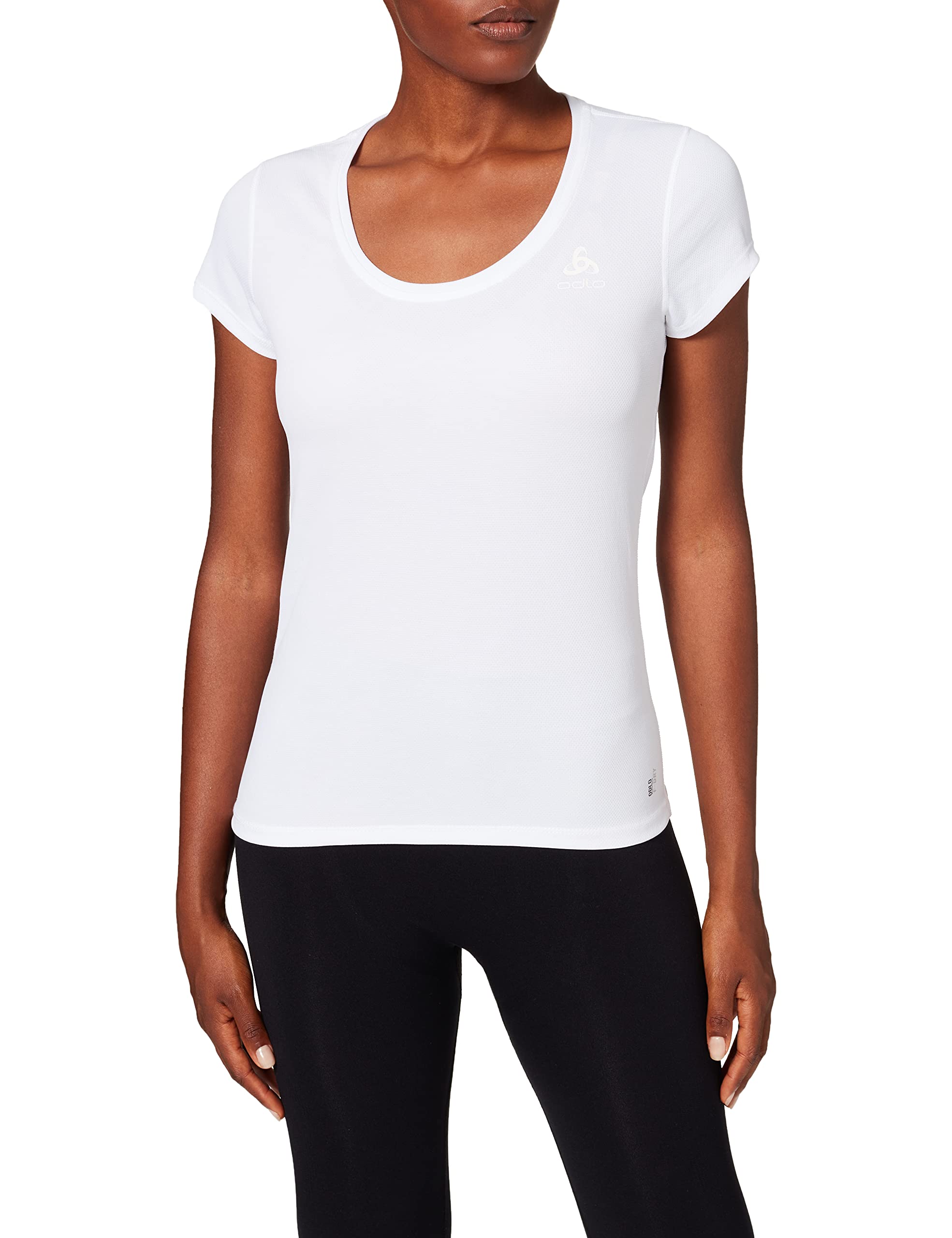 Odlo Women's Performance Running T-Shirt - Breathable Quick-Dry Activewear for Workouts & Gym - Lightweight Moisture-Wicking Fitness Top for Jogging, Yoga & Outdoor Sports