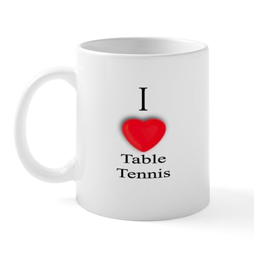 White - Table Tennis Mug