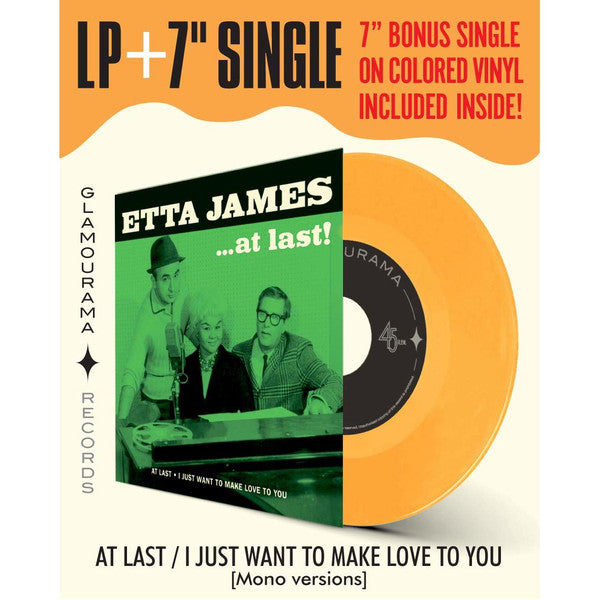 Etta James - At Last! Vinyl LP Album Reissue + 7