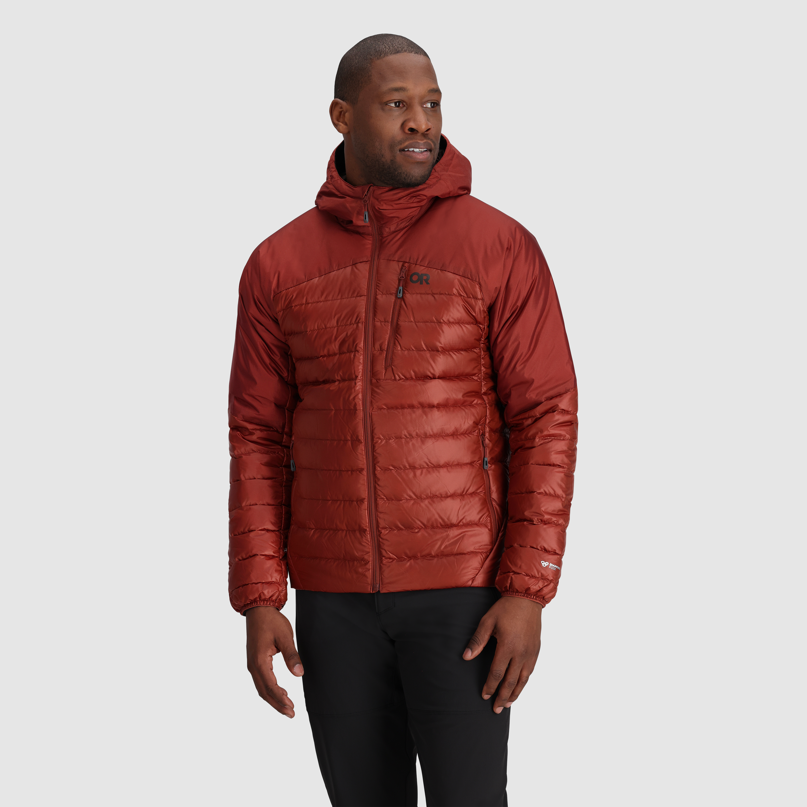 Men's Helium Down Hoodie - Lightweight Warm Winter Jacket for Outdoor Hiking & Camping - Waterproof Windproof Insulated Coat for Cold Weather