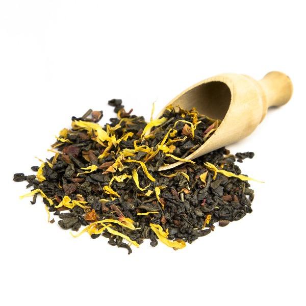 Premium Crème Brûlée Green Tea Loose Leaf - Gourmet Dessert-Inspired Tea Blend for Afternoon Relaxation & Special Occasions