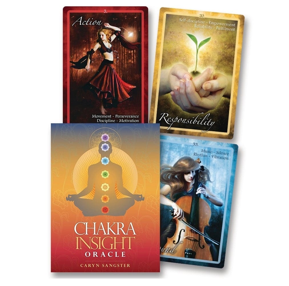 Chakra Insight Oracle Deck - 44-Card Spiritual Guidance Deck for Meditation, Healing & Self-Discovery | Perfect for Yoga, Reiki & Energy Work