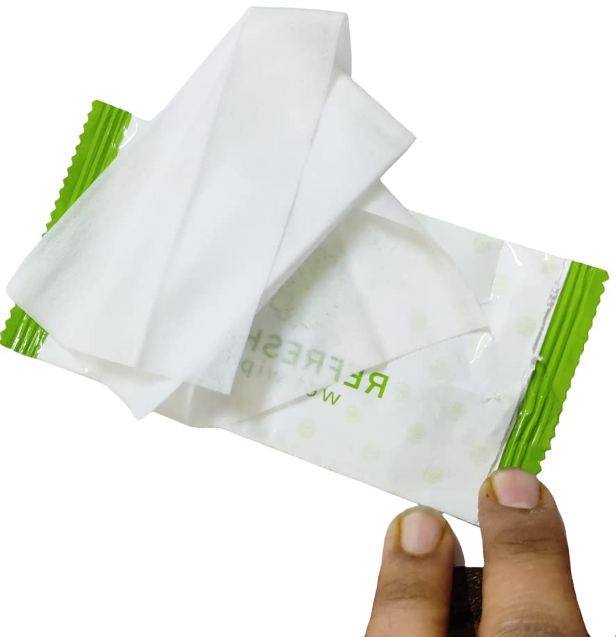 NYAMAH SALES Cotton Facial Cleansing Wipes - Gentle Makeup Remover & Face Wash Tissues for Men & Women (20 Count) - Perfect for Travel, Gym, and Daily Skincare Routine