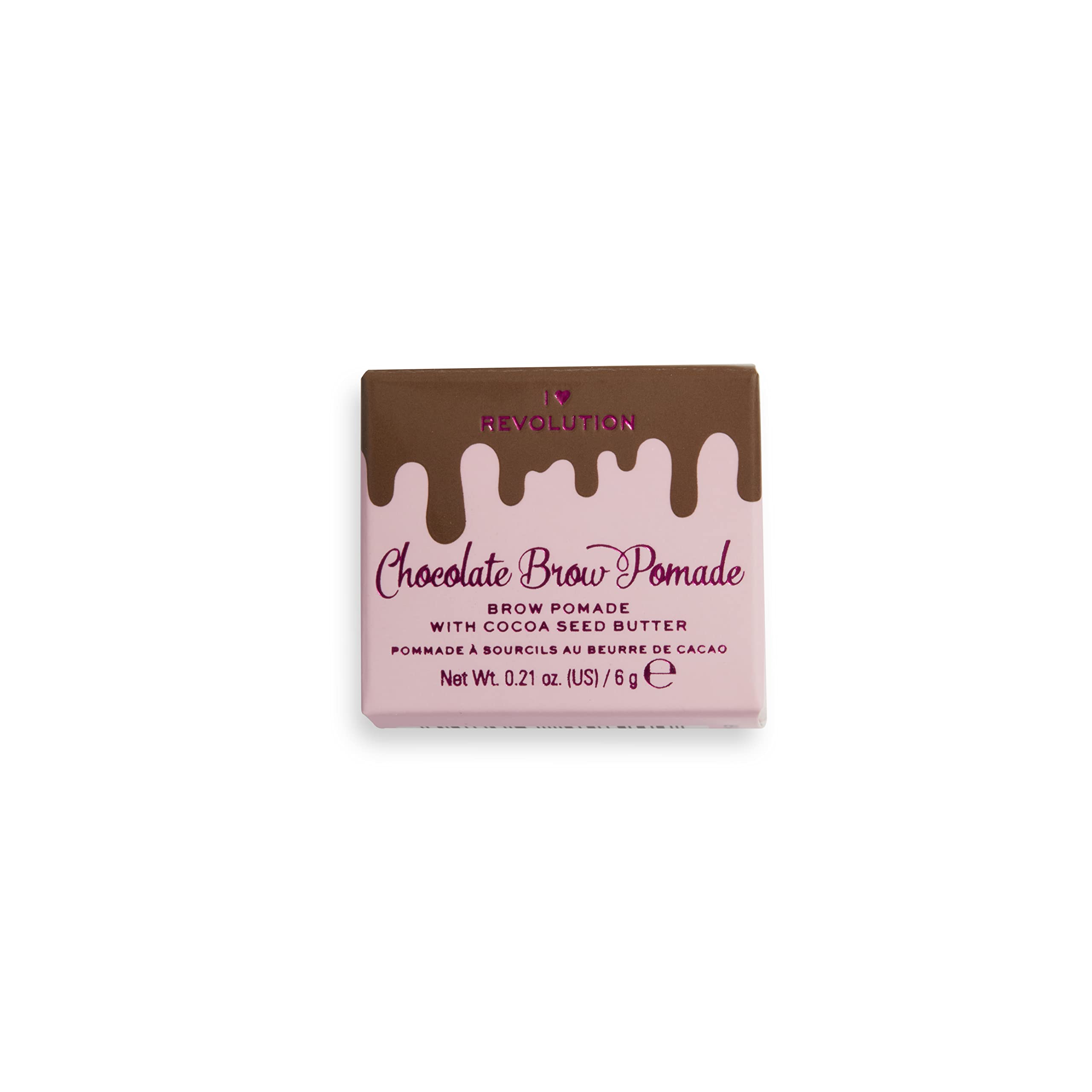 Revolution Beauty London Brow Pot in Salted Caramel - 6g Creamy Eyebrow Pomade for Natural Looking Brows | Perfect for Everyday Makeup & Professional Styling