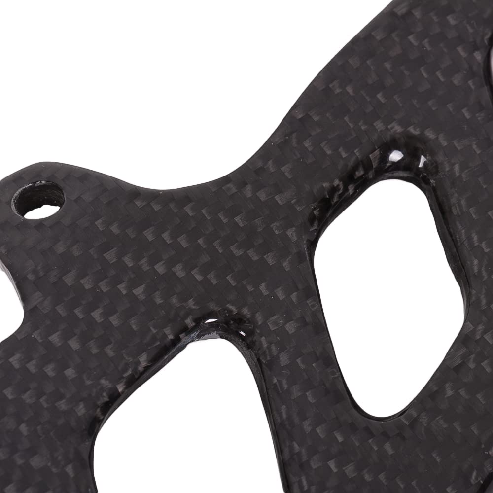 High-Quality Carbon Fiber Motorcycle Exhaust Bracket Hanger - Compatible with Kawasaki Ninja 400 (2018-2023 Models) - Durable Aftermarket Upgrade for Enhanced Performance & Style - Perfect for Street Riding & Track Days
