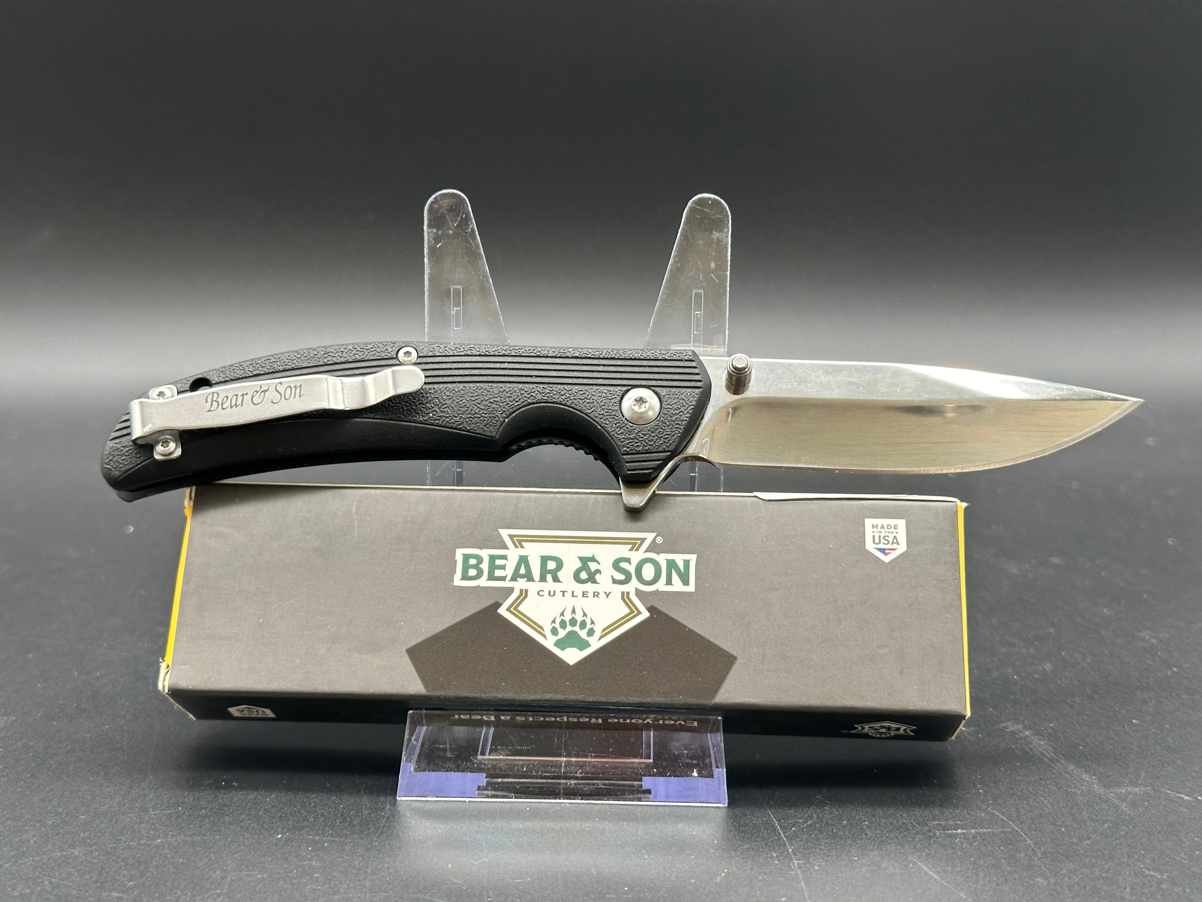 Bear & Son Sideliner Liner Lock Folding Knife - 3.25