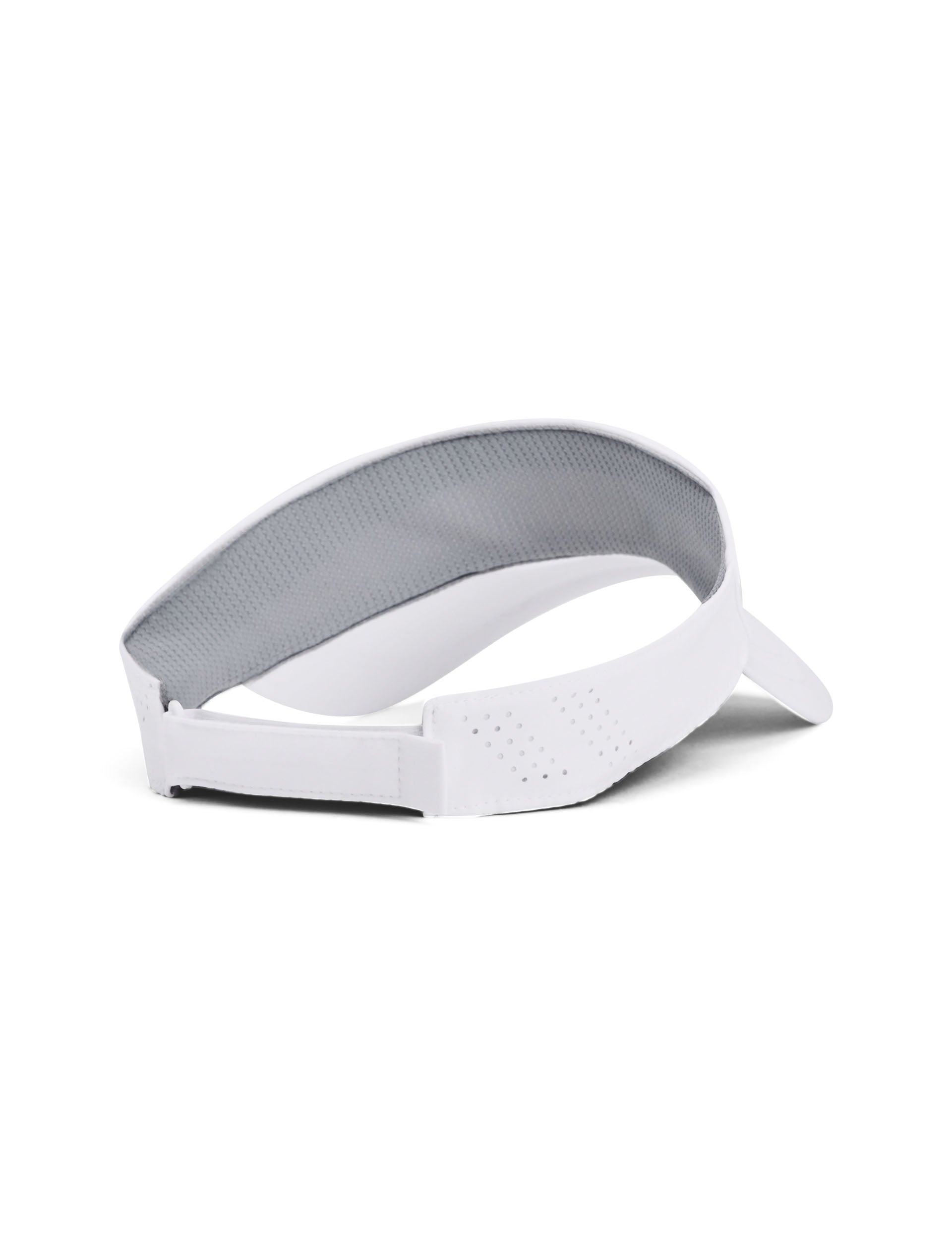 High-Visibility White Reflective Launch Visor - Safety Sun Shield for Running, Cycling, Motorcycling & Outdoor Sports