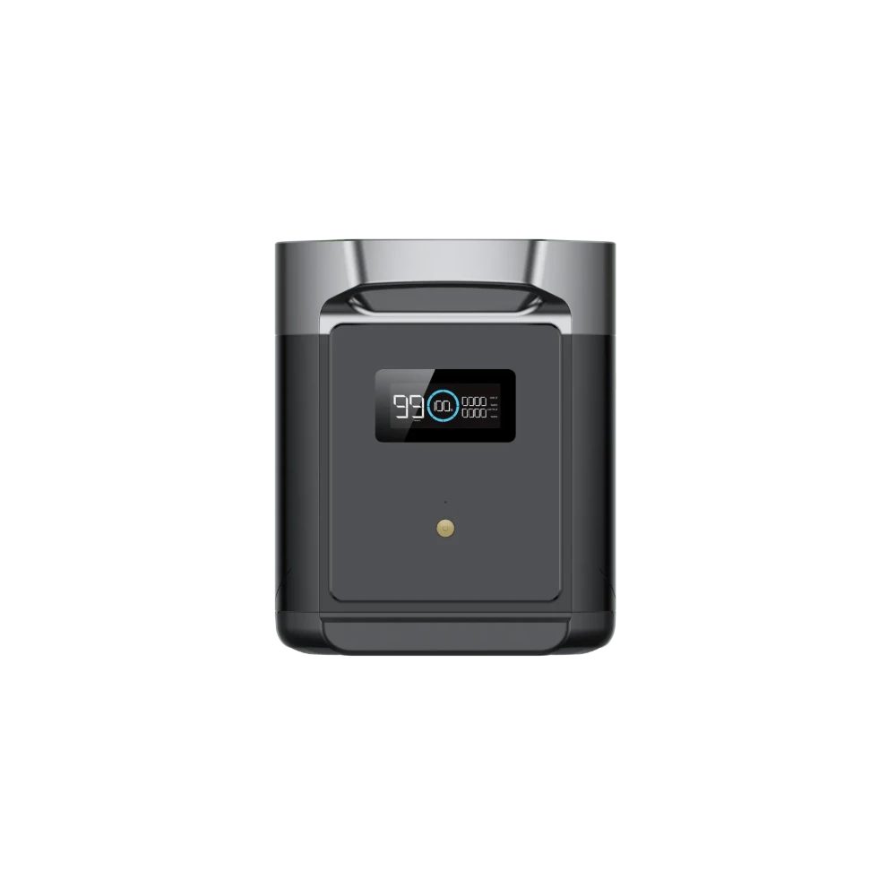 EcoFlow DELTA 2 Max Portable Power Station with Smart Extra Battery - Solar Generator for Camping, RV, Home Backup & Emergency Power Supply