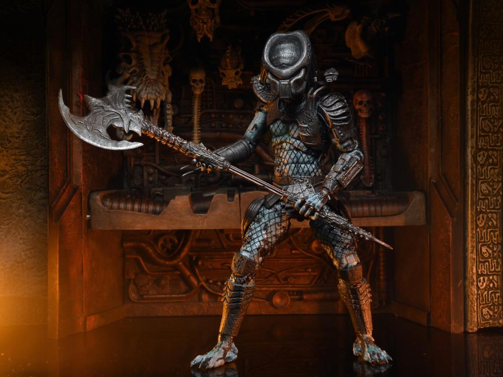Predator 2 Ultimate Warrior Predator Action Figure - Collectible Movie Character Model for Display & Cosplay