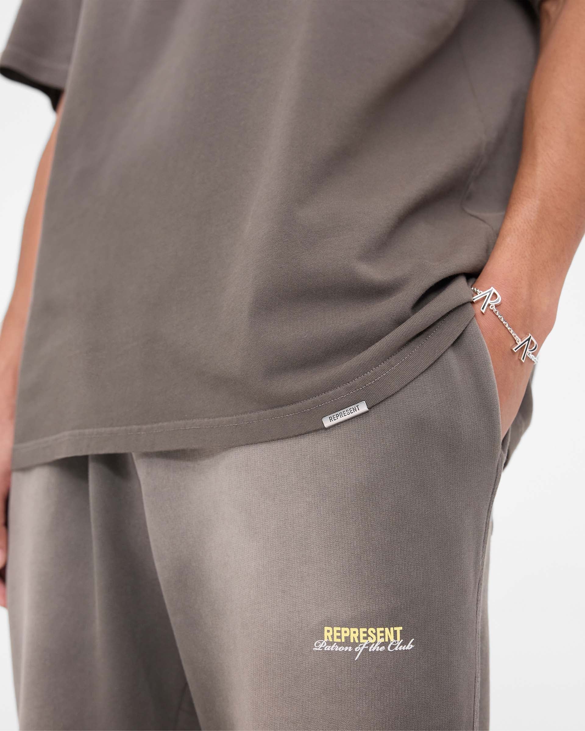 Patron Of The Club Sweatpants for Men - Soft Washed Olive Joggers | Comfortable Lounge Pants for Gym, Running & Casual Wear