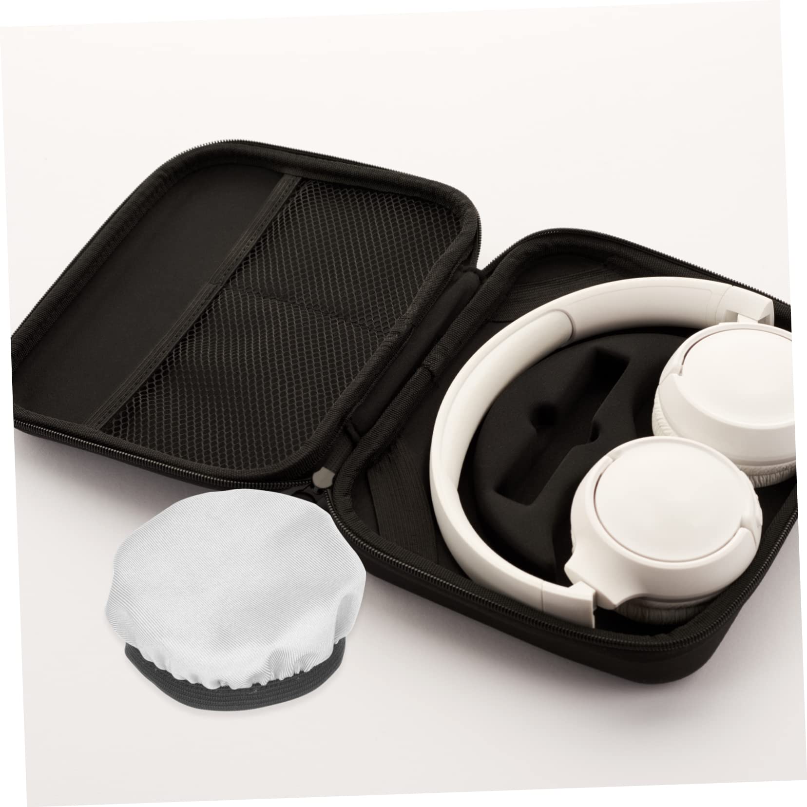 HEMOTON 4-Pack Stretchable Magnetic Headphone Covers - Protective Ear Cushion Protectors for Wireless Headphones (4 Sets of 4) - Perfect for Gym, Travel & Office Use