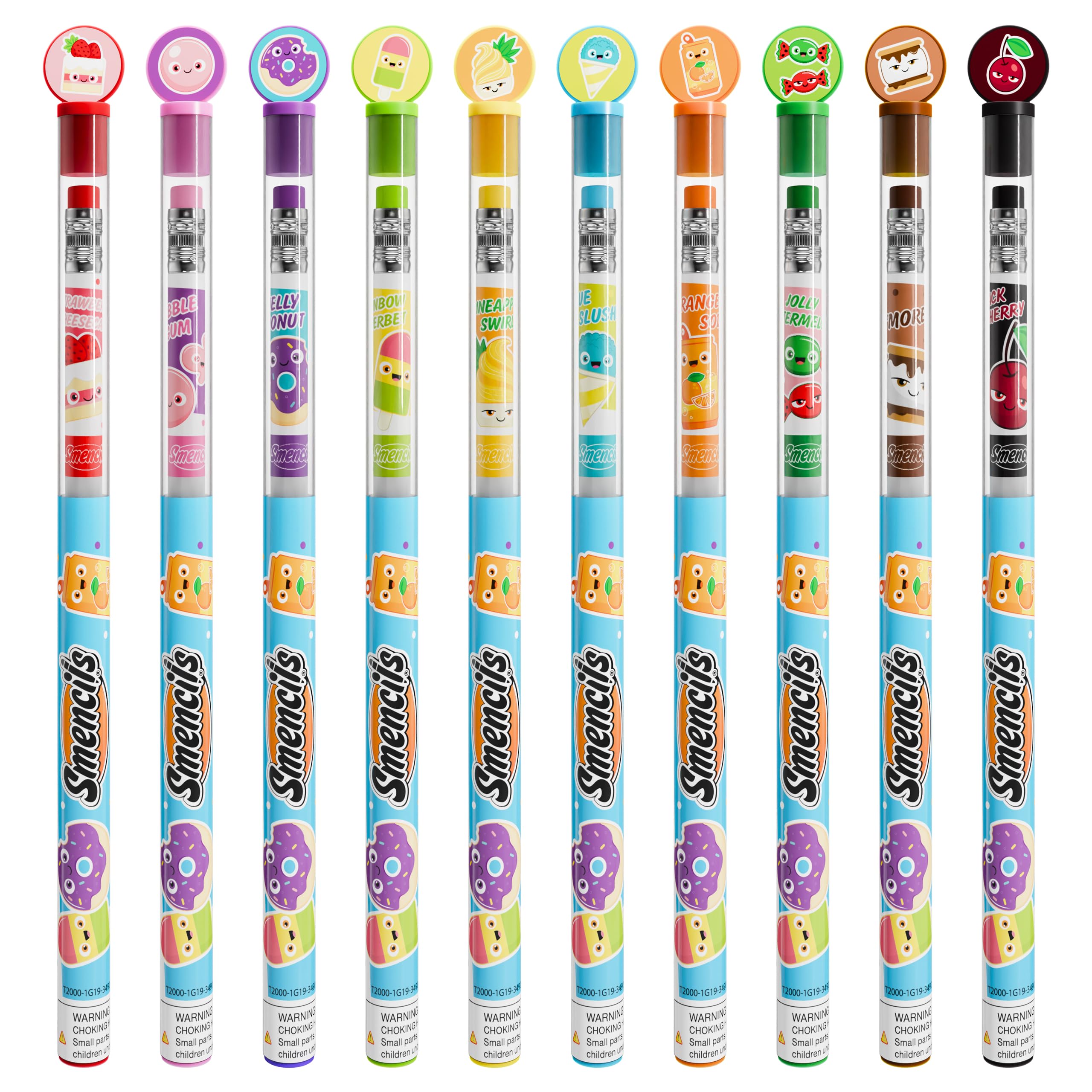 Graphite Smencils (2 Pack) - HB #2 Patented Gourmet Scented Pencils, 10 Count - Perfect Gifts for Kids, Students & Teachers - Fun School Supplies for Classroom, Homework & Art Projects