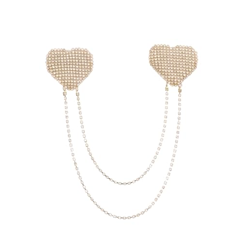 Gold Heart Shape With 2-layer Chains