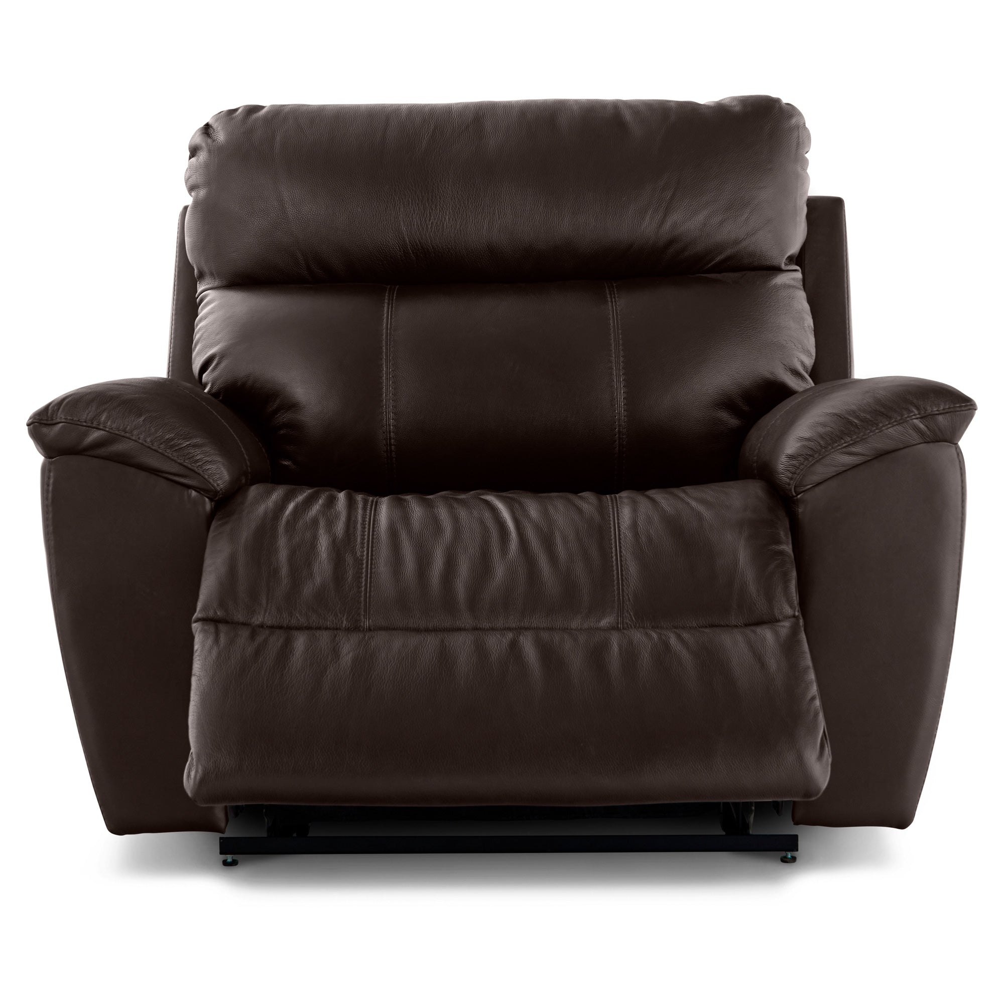Roman Leather Power Plus Reclining Oversize Chair - Heavy Duty Electric Recliner with Massage & Heat - Perfect for Living Room, Home Theater & Man Cave