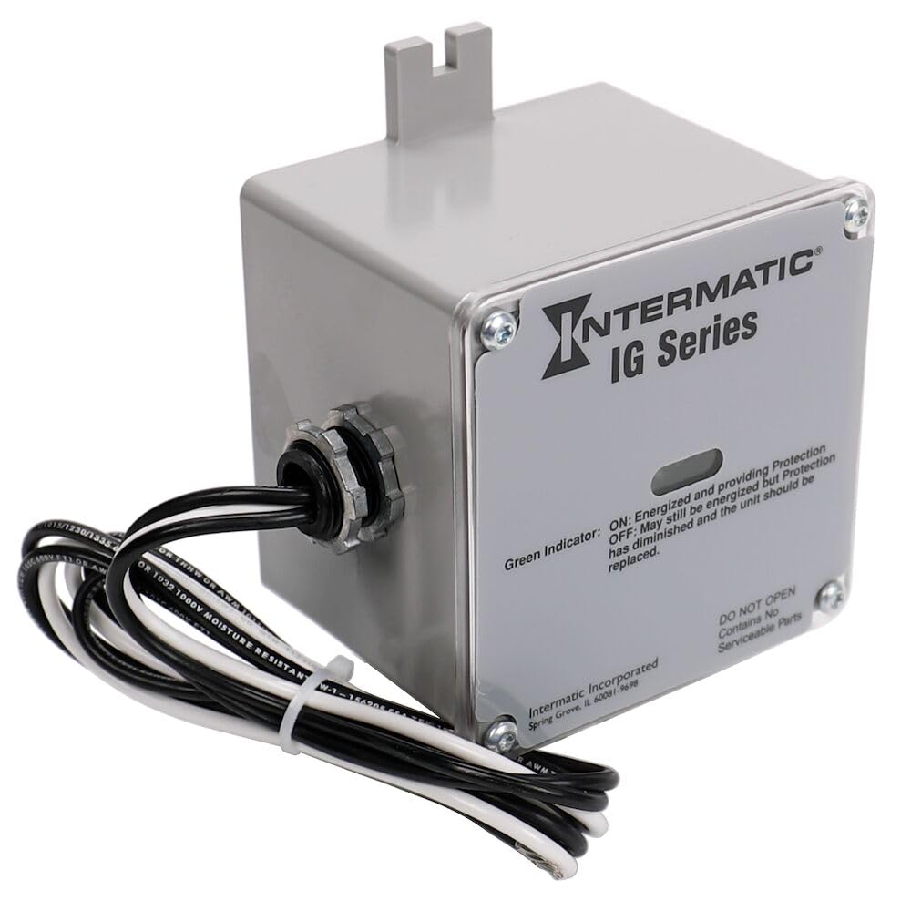 Intermatic IG1200RC3 Whole House Surge Protector - Safeguard Your Home Appliances & Electronics from Power Surges | Ideal for Residential & Commercial Use