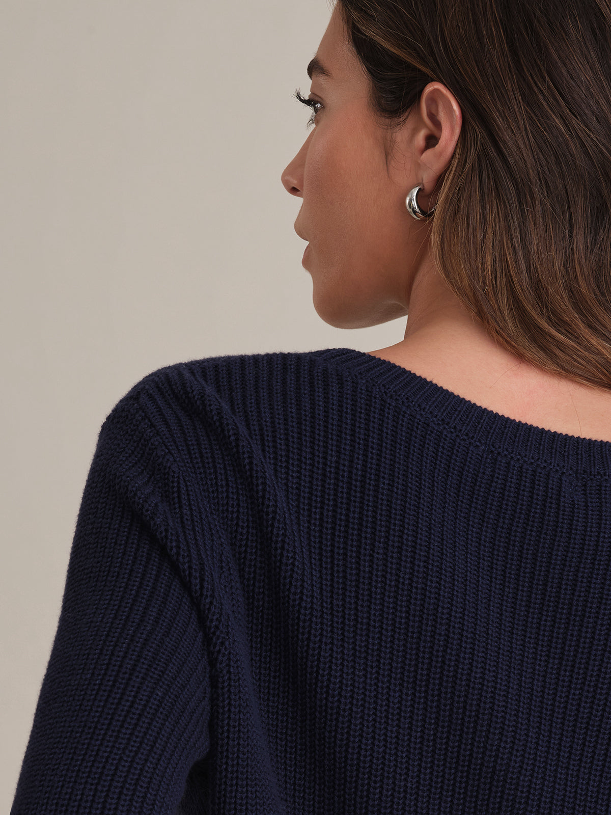 Emma Women's Crewneck Shaker Stitch Cotton Sweater - Soft Casual Pullover for Fall & Winter, Perfect for Office, Dating and Weekend Outings