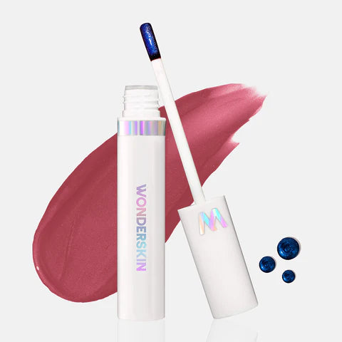 Wonderskin Wonder Blading Lip Stain Mask - Long Lasting Liquid Lip Tint for Natural Lip Color | Perfect for Everyday Wear, Date Night & Special Occasions