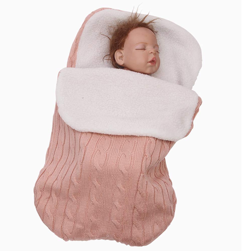 YEKEYI Unisex Baby Sleeping Bag - Soft Newborn Swaddle Wrap Blanket & Sleep Sack for 0-12 Months - Perfect for Stroller, Crib & Nursery (Blue) | Cozy & Safe for Nighttime & Naptime