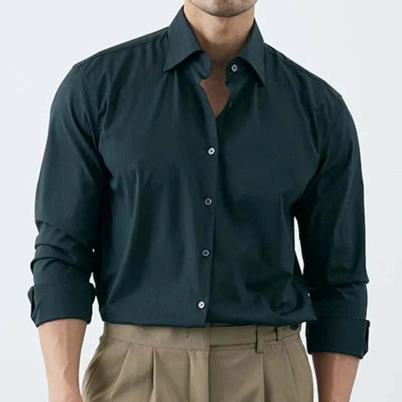 Italian Designer Summer Casual Shirt for Men - Lightweight Breathable Button Down Shirt for Beach, Vacation & Outdoor Activities