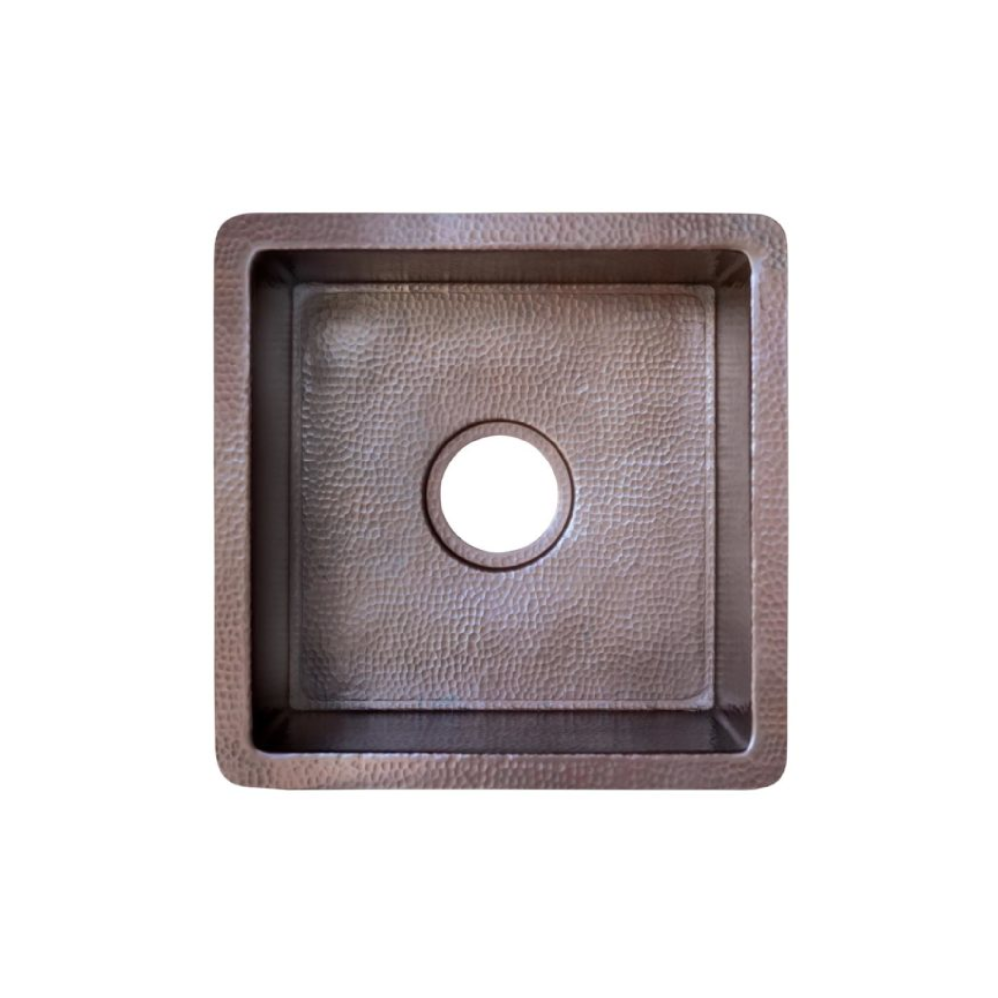 Native Trails Cantina Hammered Copper Bar & Kitchen Prep Sink - Durable Handcrafted Copper Sink for Bar, Kitchen & Outdoor Entertaining