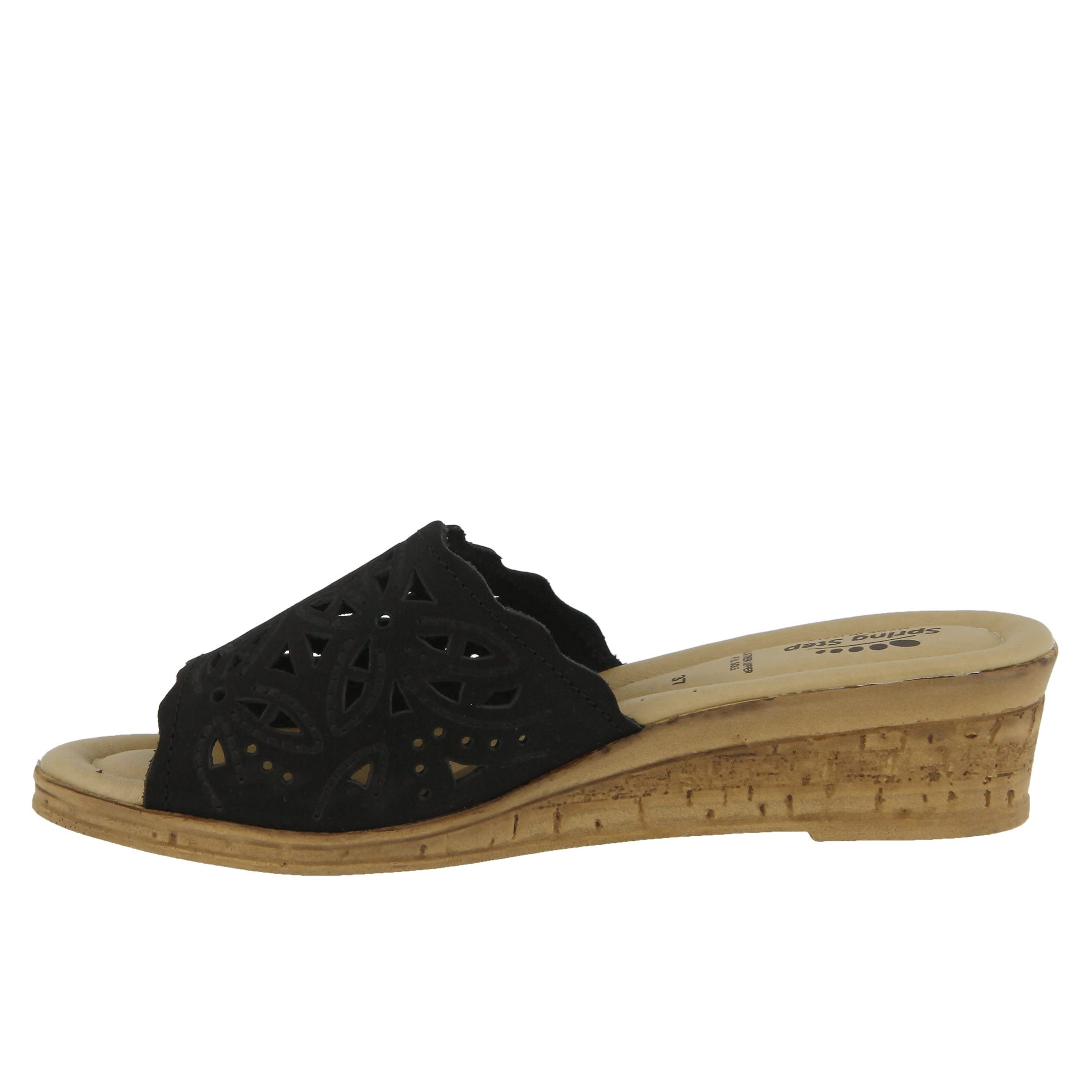 Women's ESTELLA Fashion Wedge Slide Sandals - Comfortable Spring & Summer Casual Shoes for Walking, Beach, Vacation & Outdoor Activities