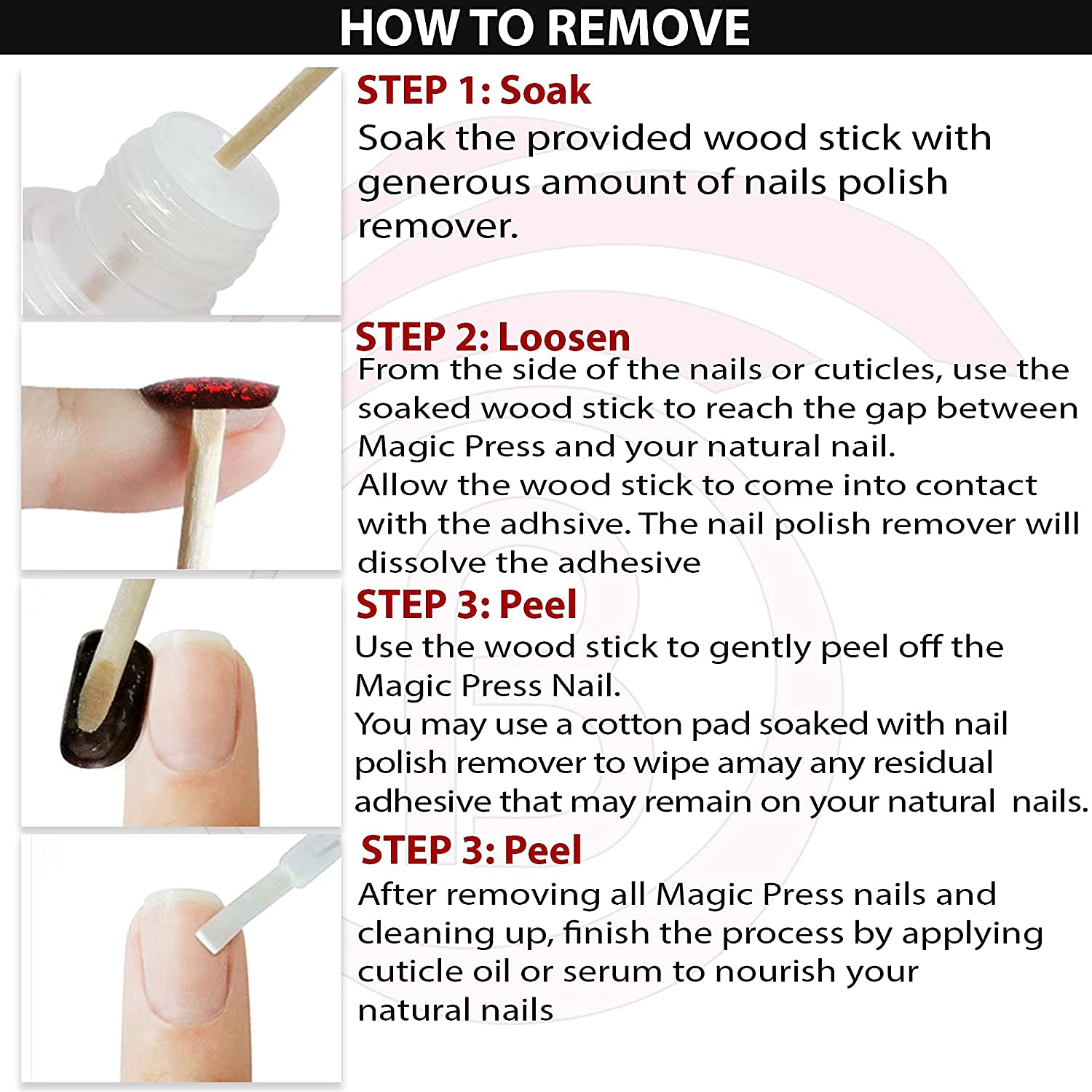 Reusable Artificial Nails Set with Glue (Small) - Extreme Upper Arch for Dramatic Look, Empress Curve Design - 100 Fake Nails & 10ml Nail Glue for Nail Extensions & Salon Quality Manicures at Home