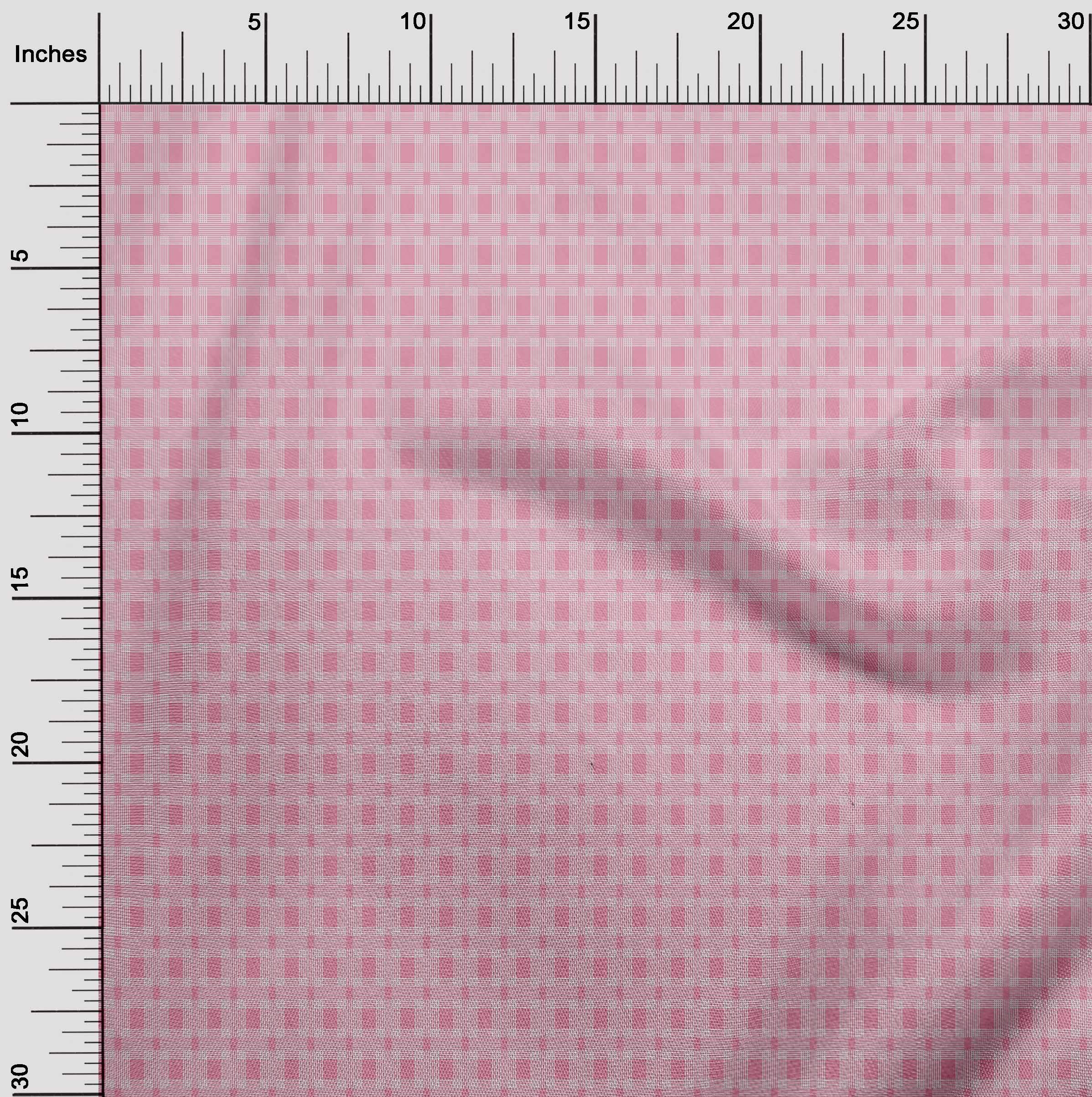 oneOone Cotton Poplin Pink Fabric Stripe Geometric Print Sewing Fabric by The Yard - 42 Inch Wide for DIY Clothing, Quilting & Home Decor Projects | Premium Dressmaking Material for Shirts, Dresses & Crafts