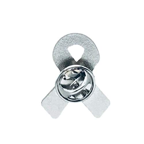 5-Piece Purple & Teal Awareness Enamel Ribbon Pins with Metal Clasp - Domestic Violence, Sexual Assault & Suicide Prevention Support - Perfect for Fundraisers, Awareness Events & Showing Solidarity