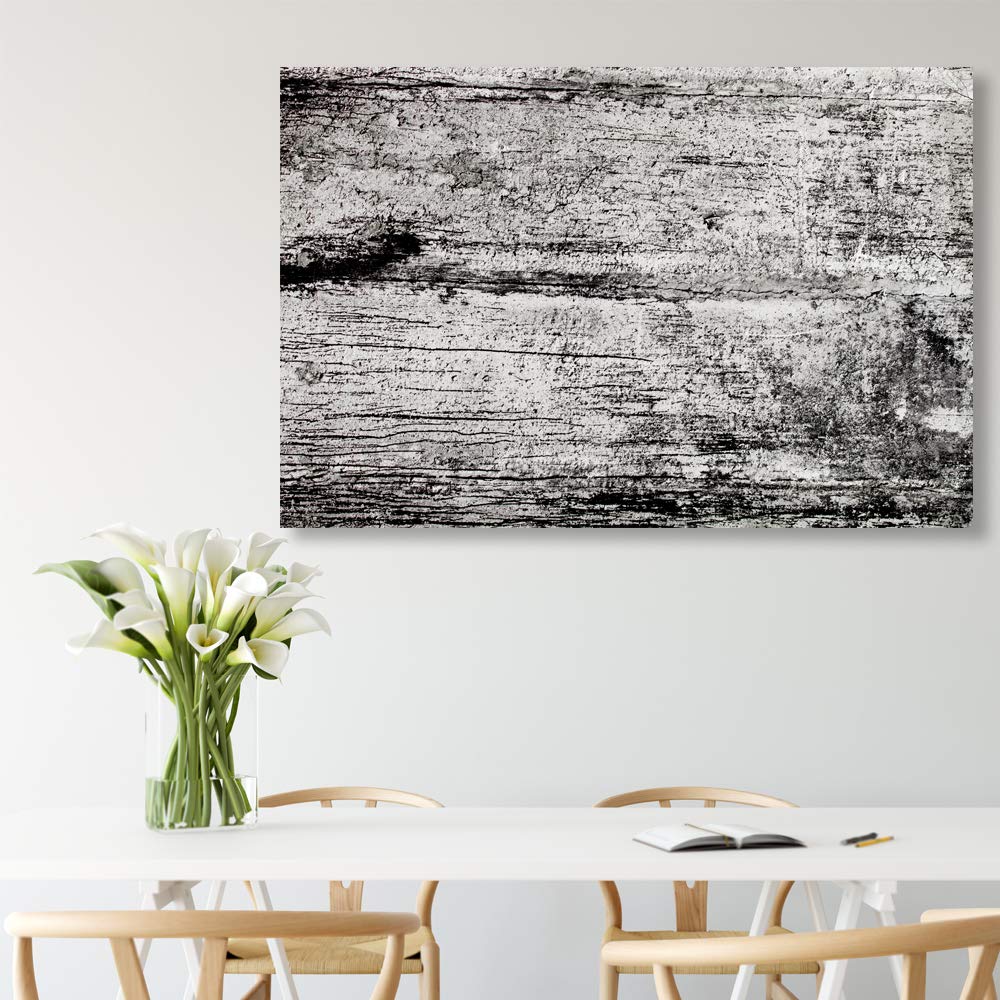 Wall26 Rustic Ink Canvas Wall Art - 16x24 Inches Framed Paintings for Bedroom, Living Room, and Office Decor