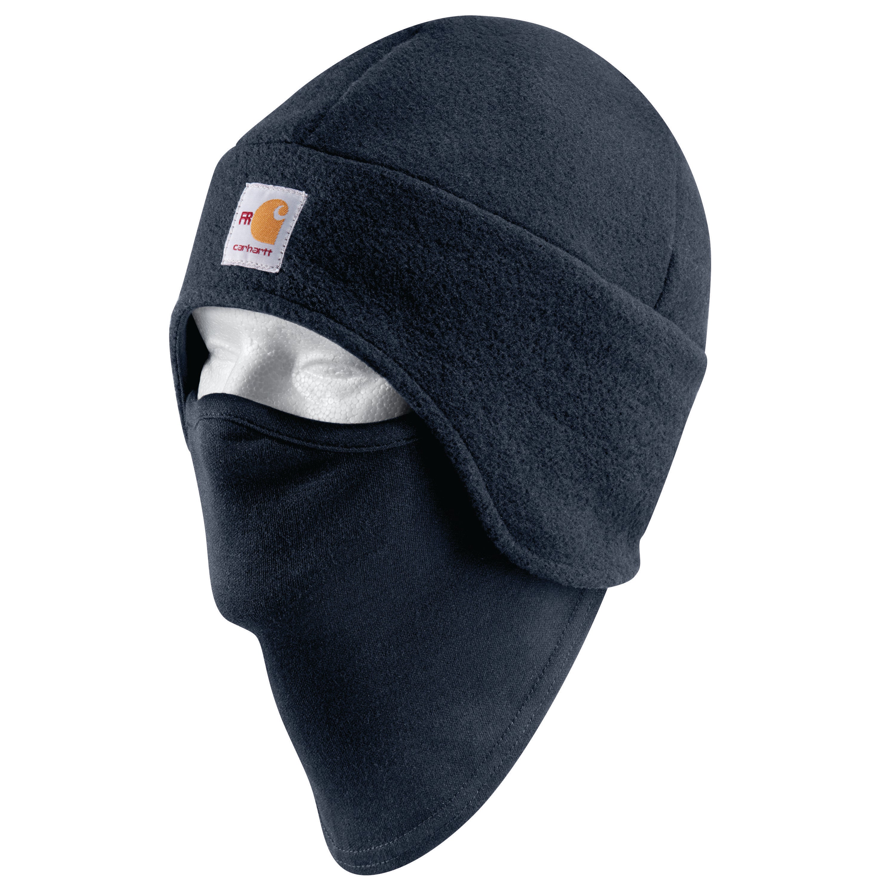 Carhartt Flame Resistant Fleece 2-in-1 Safety Face Mask and Hat - Winter Workwear for Construction, Outdoor & Cold Weather Protection