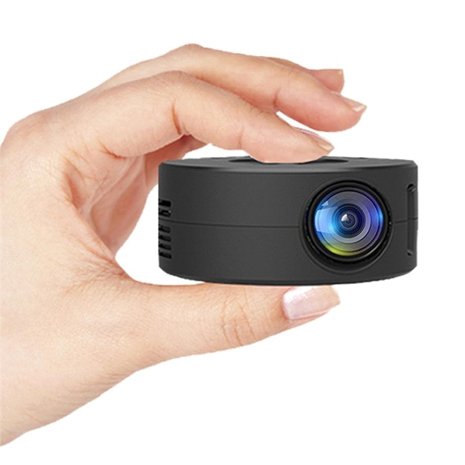 KUAIYIJU YT200 Mini LED Projector 1080P Home Theater for Movies & Gaming