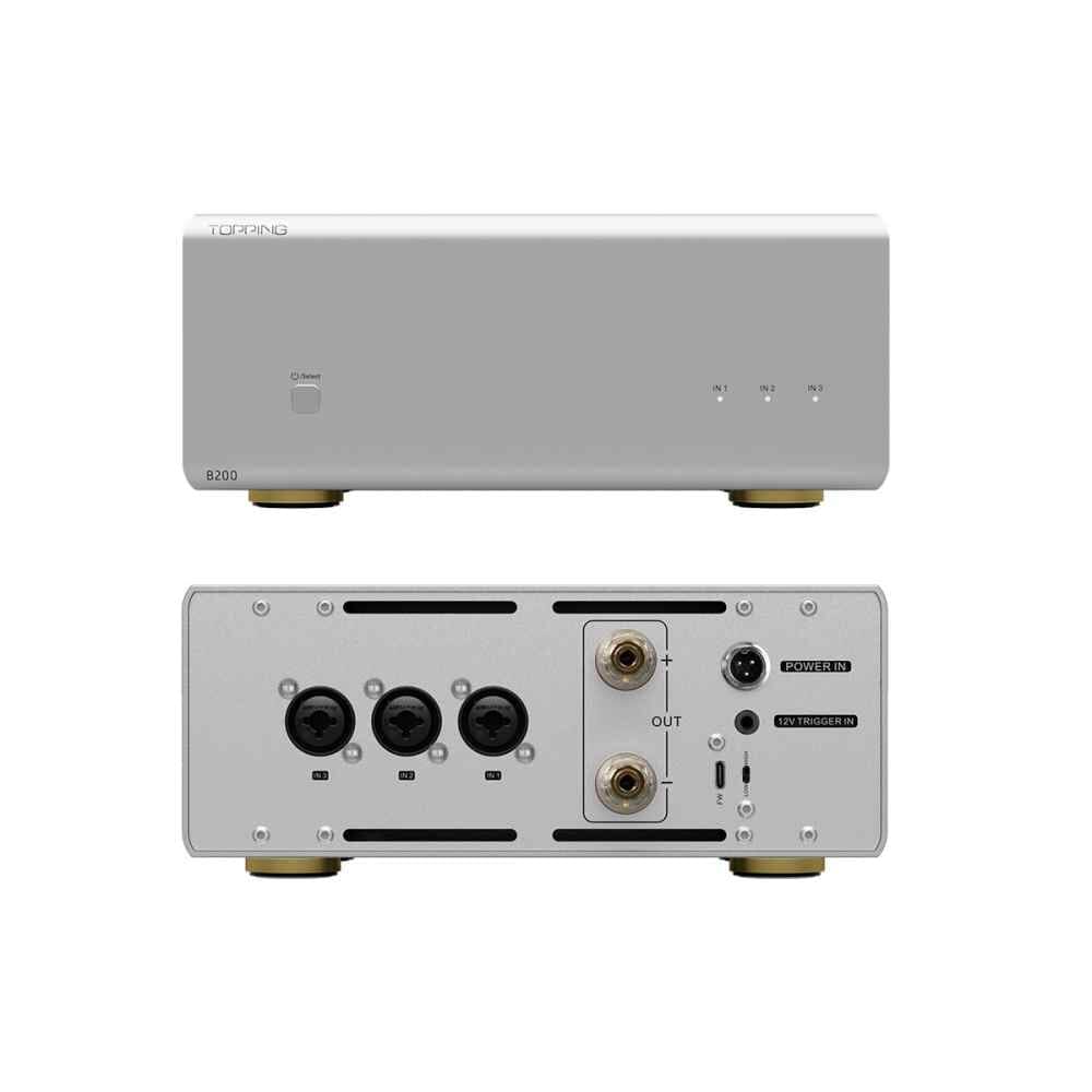 TOPPING B200 Mono Pure Power Amplifier - High-Fidelity Audio Amplifier for Home Theater & Stereo Systems | Perfect for Audiophiles & Music Enthusiasts