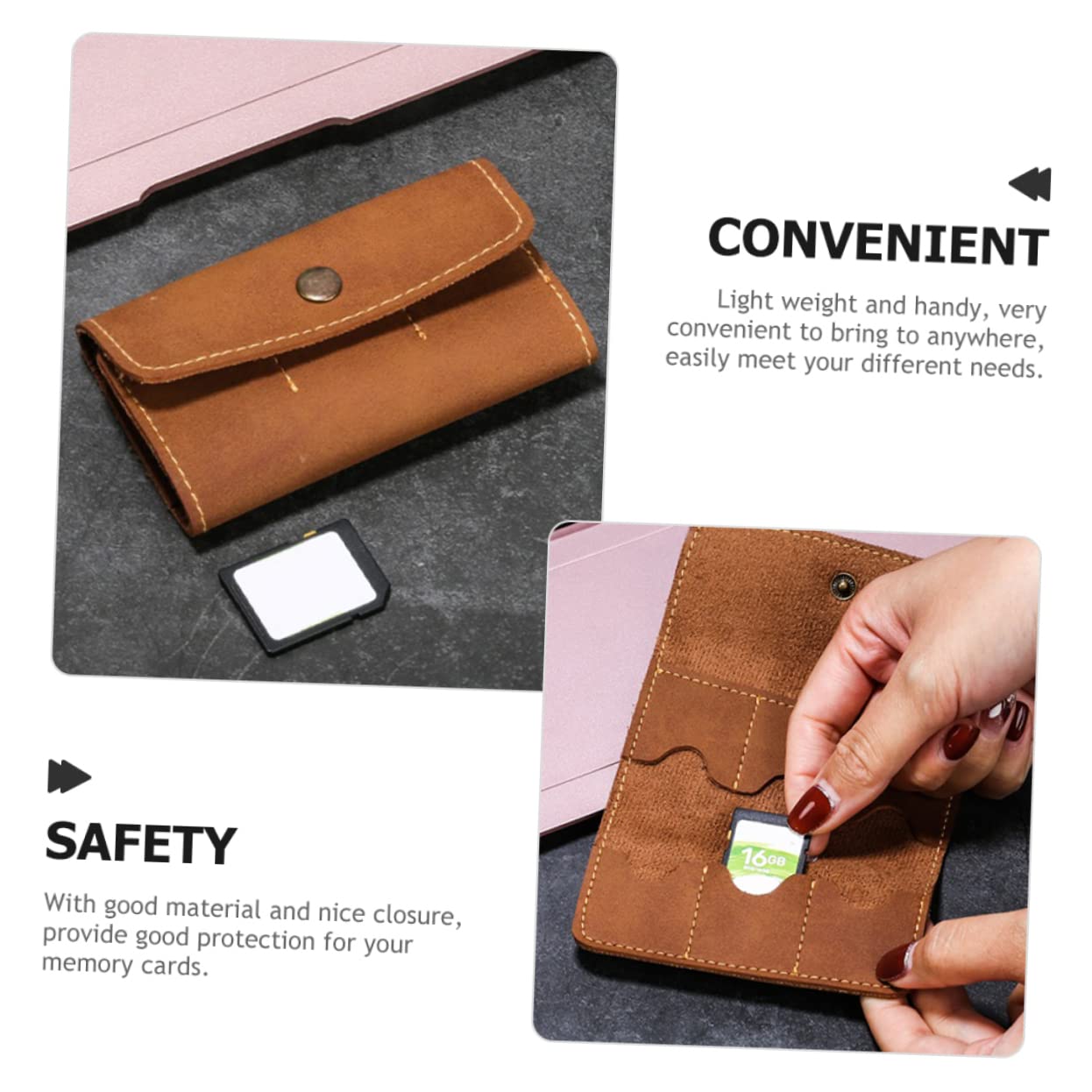 Gatuida Retro Memory Card Storage Case - 6-Slot Organizer Box for SD, MicroSD, and CF Cards - Durable & Compact Design - Perfect for Photographers, Gamers, and Tech Enthusiasts