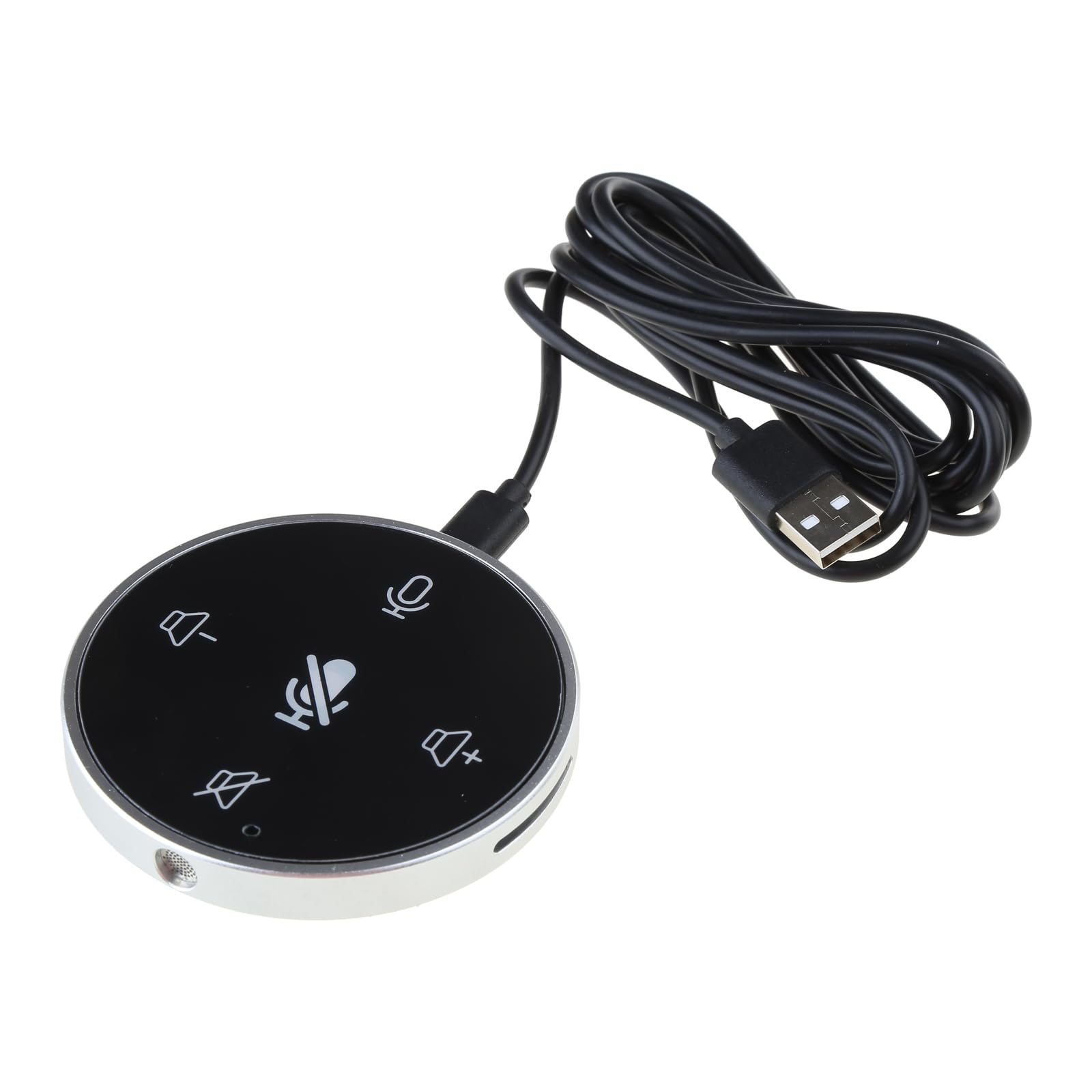 GRABLOOM 360° Voice Pickup USB Conference Speaker with Microphone - Ideal for Business Meetings, Webinars & Remote Team Collaboration