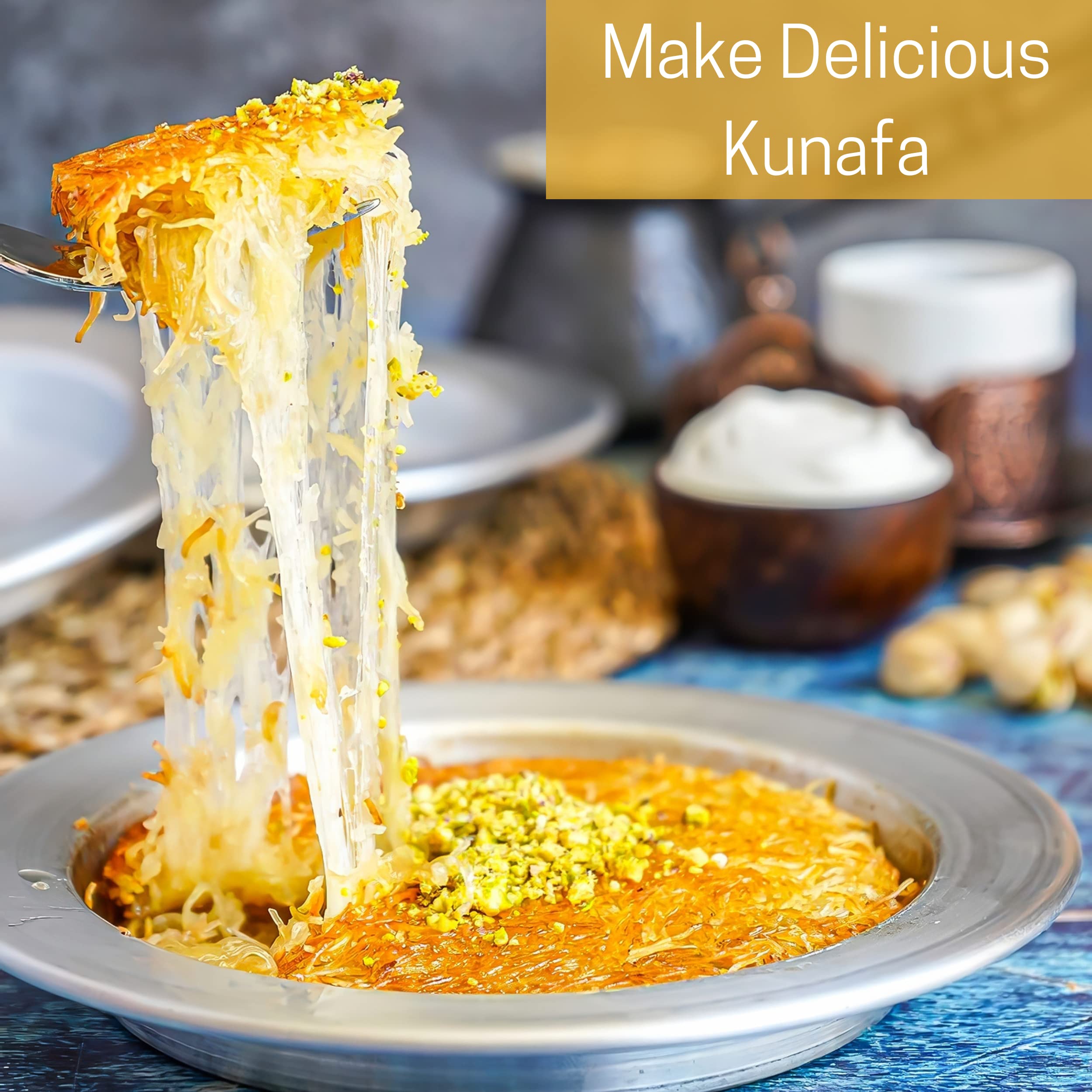 Premium Kral Kataifi Shredded Fillo Dough (500g/1.1lb) - Authentic Turkish Kadayif Pastry for Kunafa, Baklava & Desserts | Perfect for Homemade Middle Eastern Sweets & Special Occasions