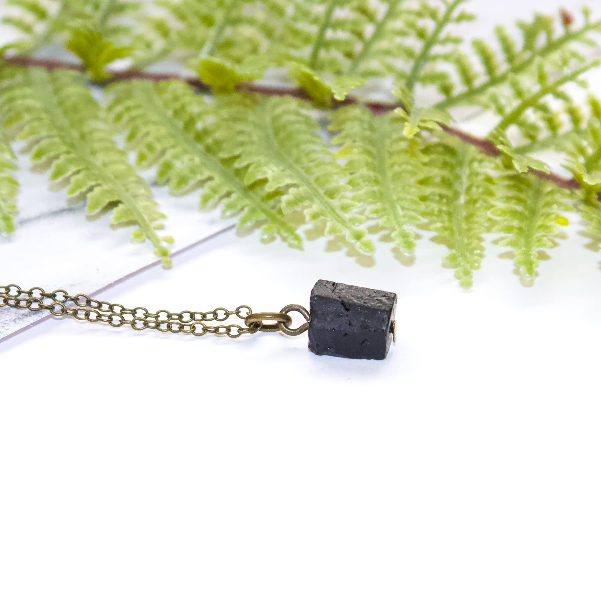 Black Tourmaline Necklace for Women - Healing Crystal Jewelry Gift for Her - Perfect for Meditation & Energy Protection