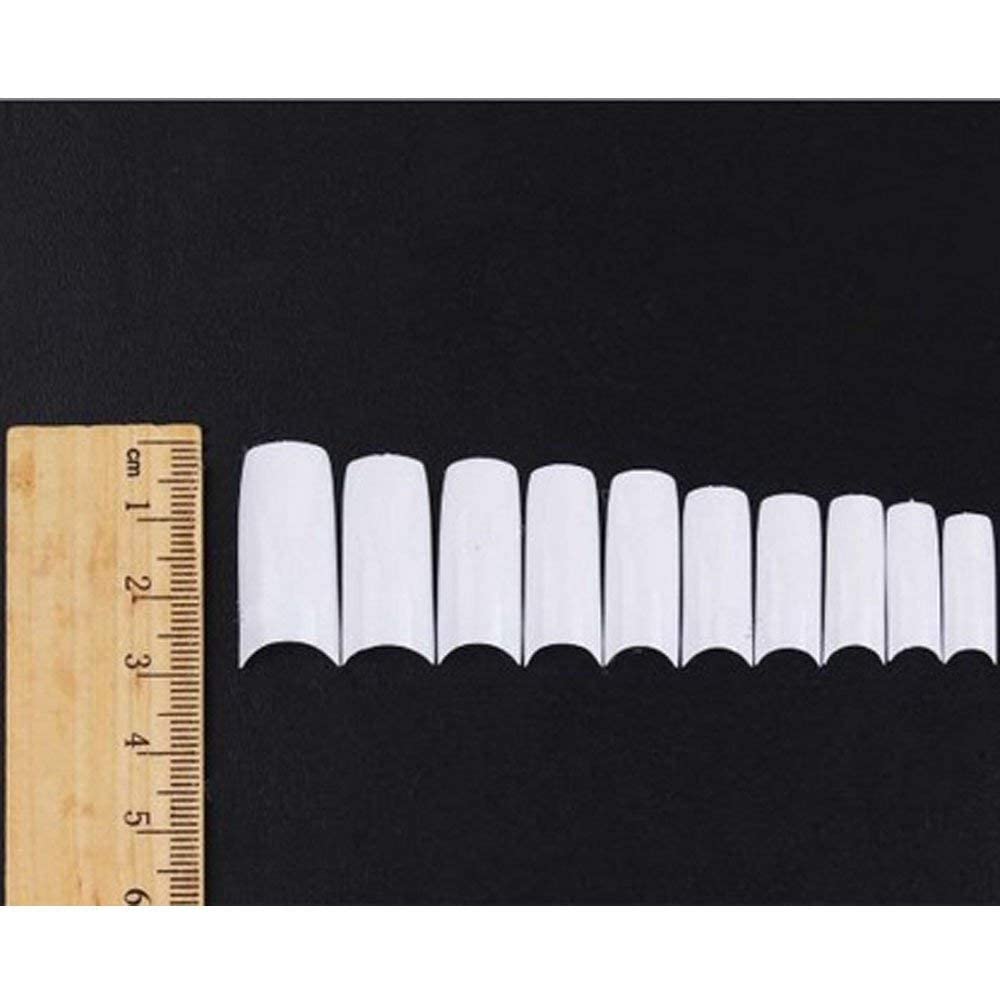 False Nail Tips 500pcs with Case for Nail Salon & Home Use