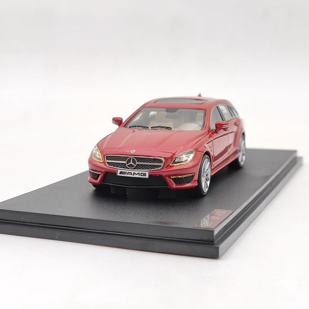 1/43 Scale Mercedes Benz AMG CLS63 Shooting Brake S Model - Red Resin Diecast Car - Limited Edition Collectible - Perfect for Display, Gifts & Car Enthusiasts
