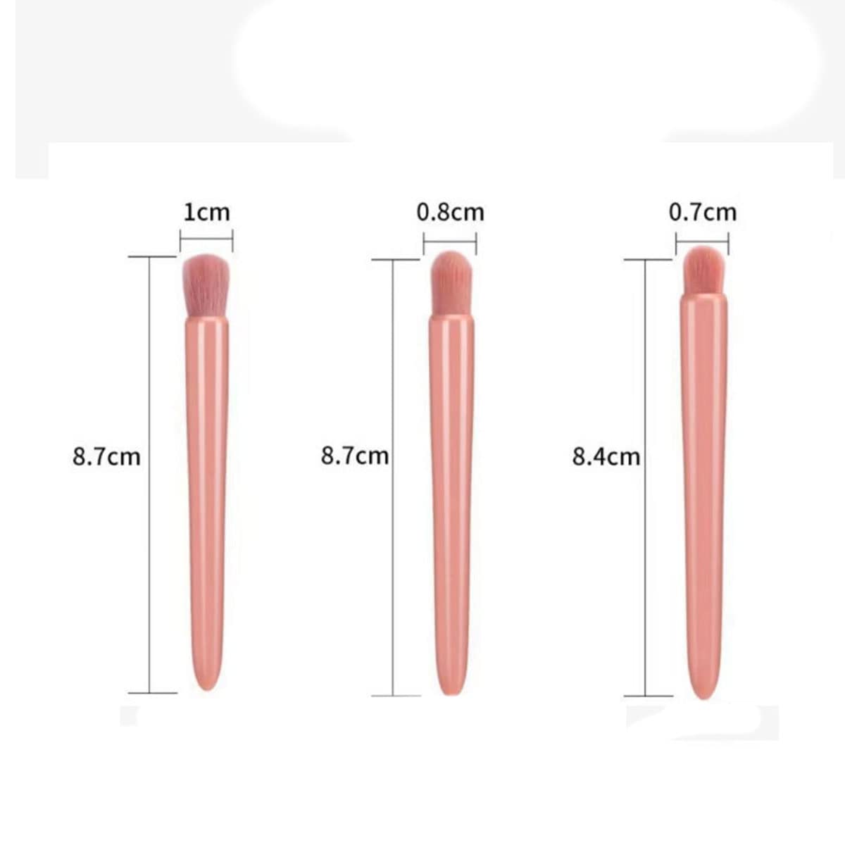 Professional Pink Makeup Brush Kit - Soft Concealer & Foundation Brushes for Flawless Beauty