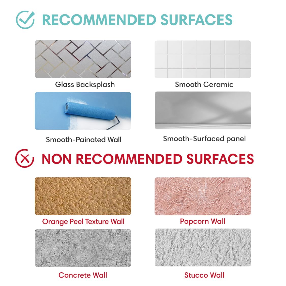 Commomy Pink Peel and Stick Tile - 10 Pack 12