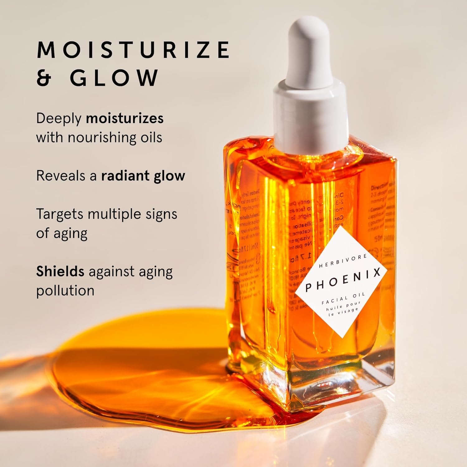 HERBIVORE Hydrating & Balancing Facial Oil Set - Lapis & Phoenix Facial Oils for Glowing Skin | Vegan Skincare Bundle for Dry, Sensitive & Combination Skin | Perfect for Night Routine & Daily Hydration